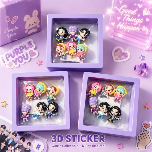 K-pop - 3D Sticker Set