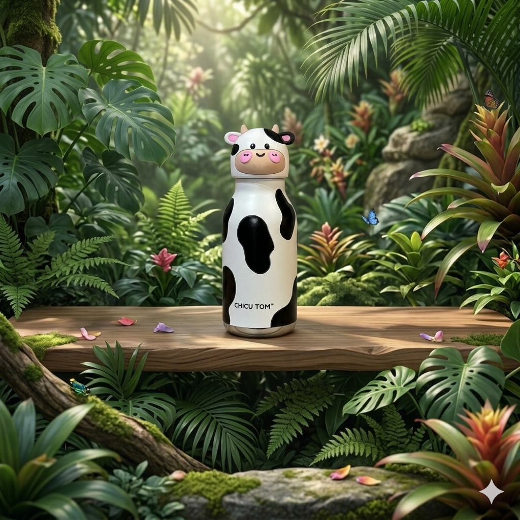 Chicu Tom - 3D Animal Steel Bottle