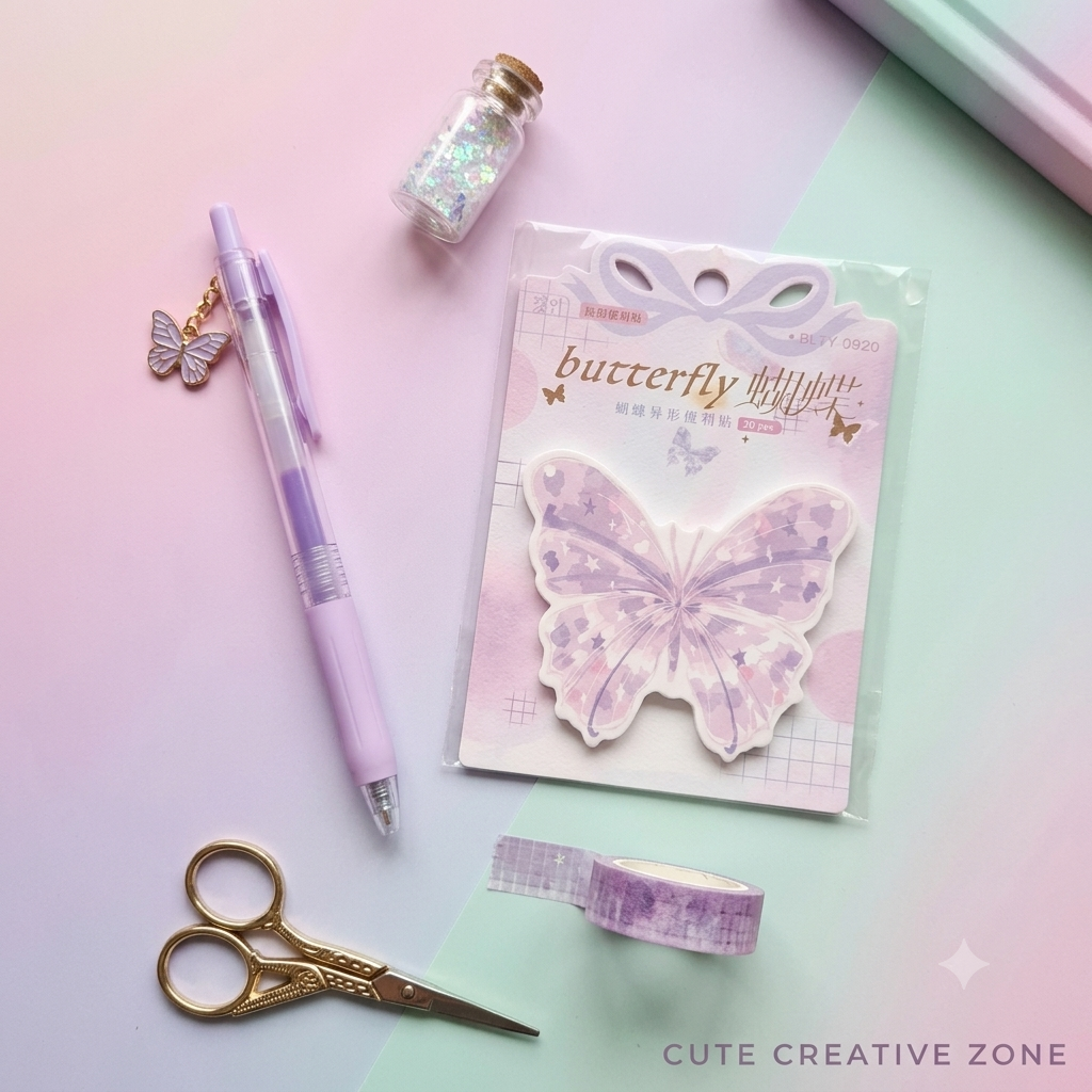 Cute Butterfly - Sticky Notes