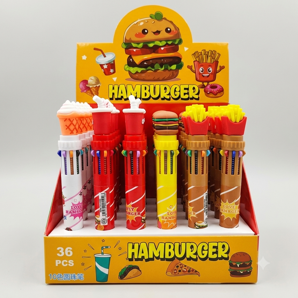 Fast Food | 10 in 1 Color Pen