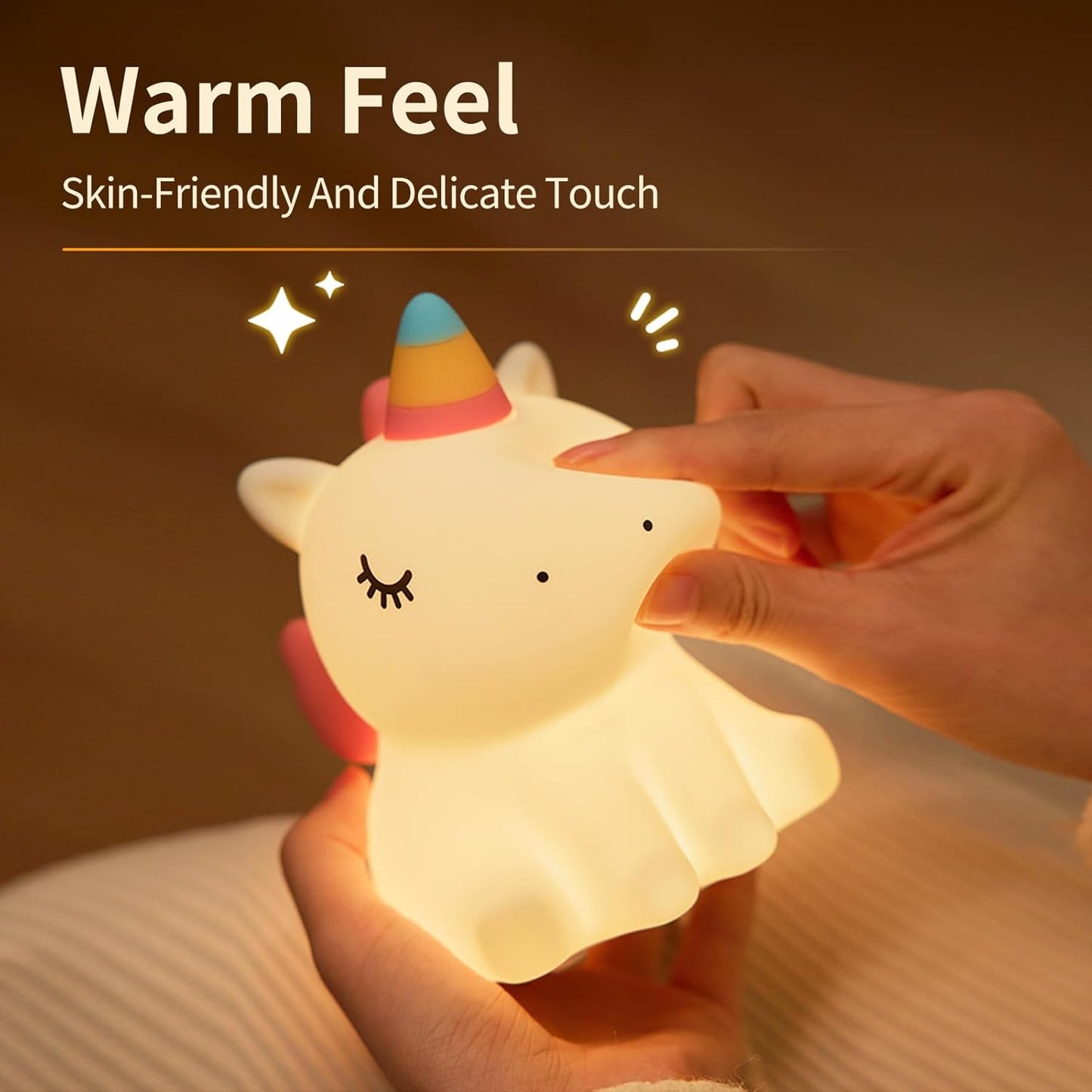 Sitting Unicorn - Silicone Night Lamp