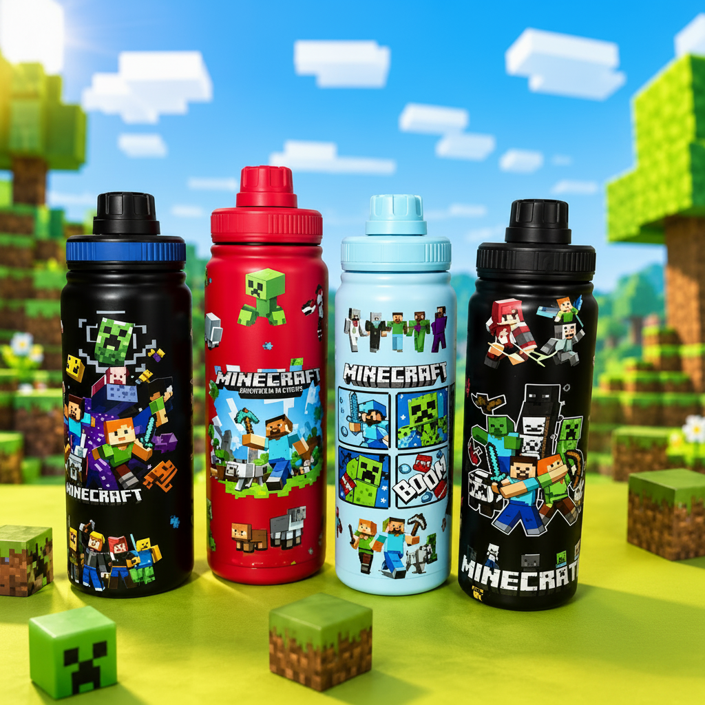 Minecraft Insulated Sports Bottle | 800ml