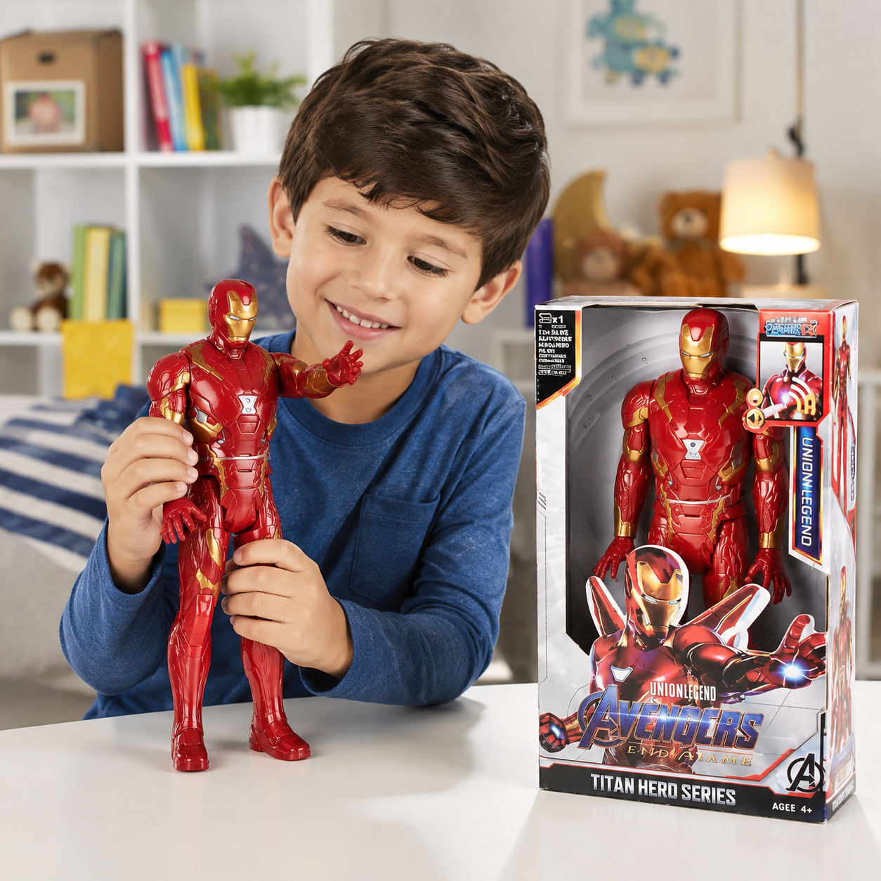 Ironman - 12” Action Figure | Light & Sound | Titan Hero Series