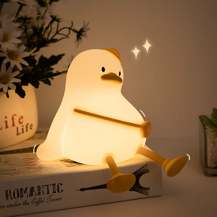 Happy Duck - Silicone Night Lamp