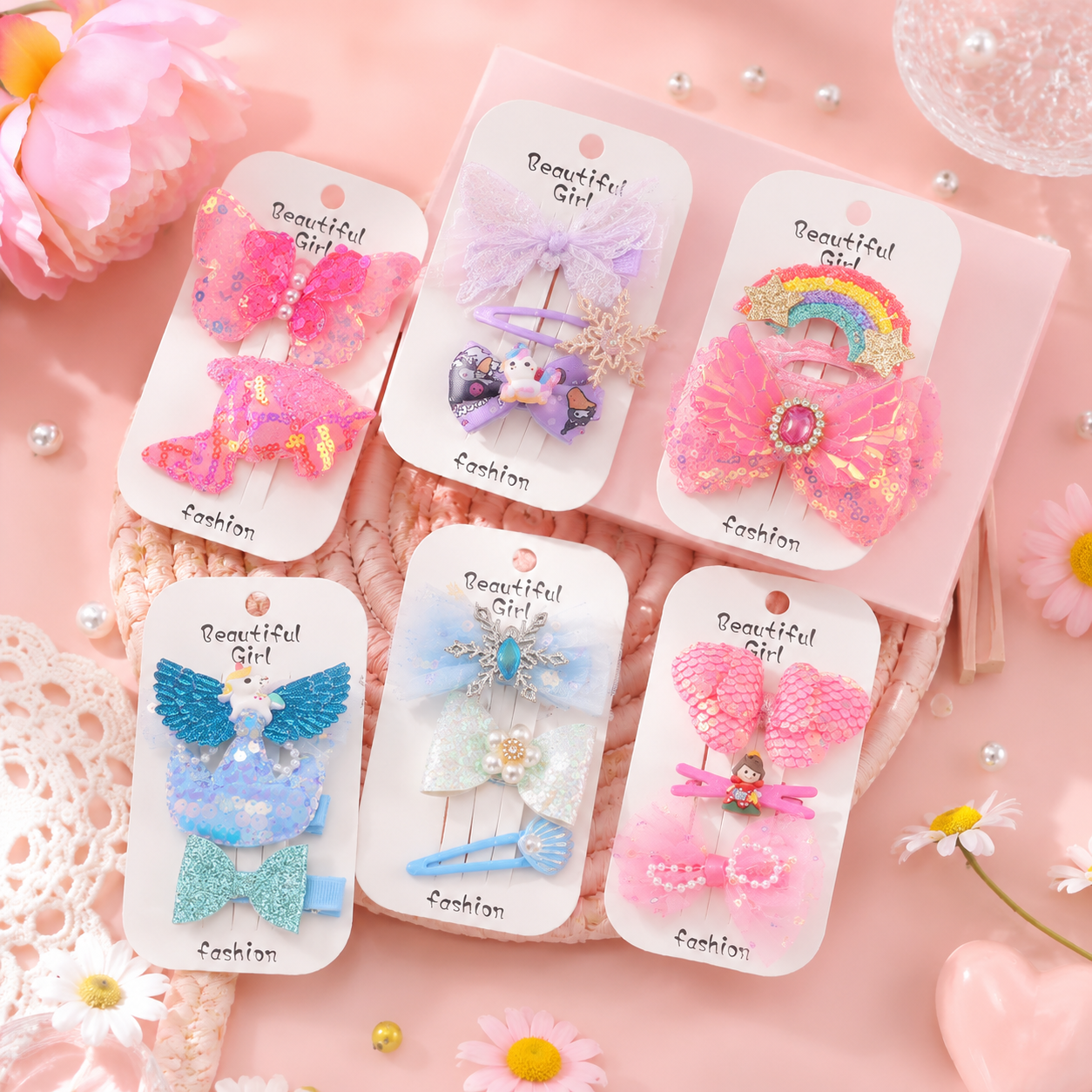 Cute Butterfly Hair Pin Set