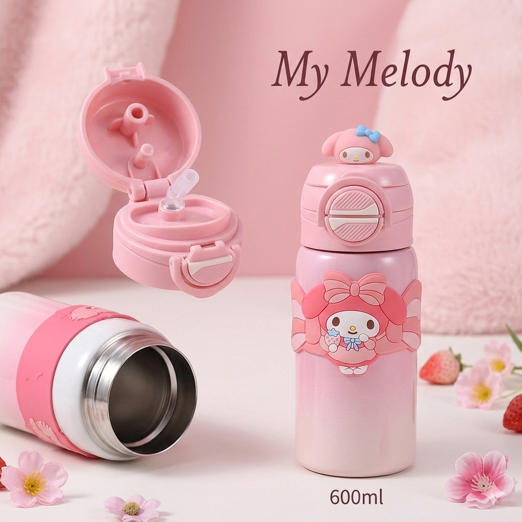 Sanrio Sipper with 2 Cap - 600ml