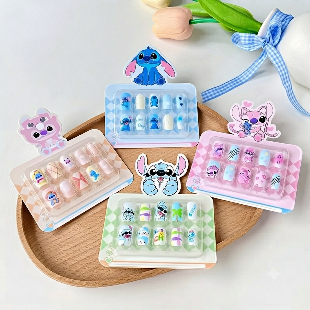Stitch Nails - 10pcs Nail Set