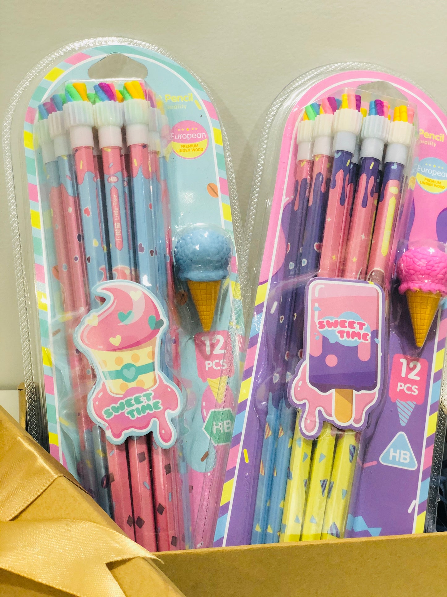 Pencil Set with Erasers