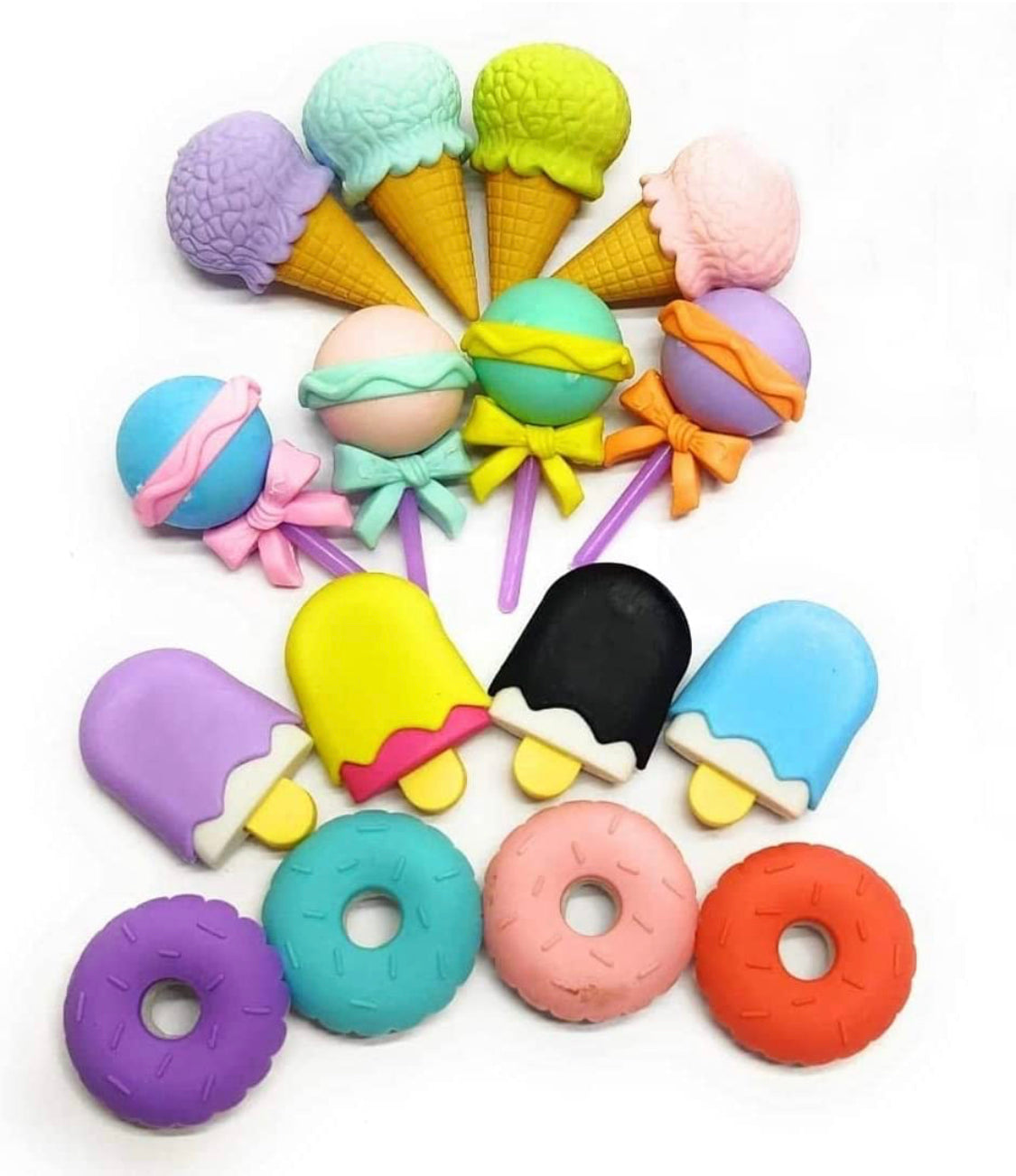 Realistic Ice Cream Erasers