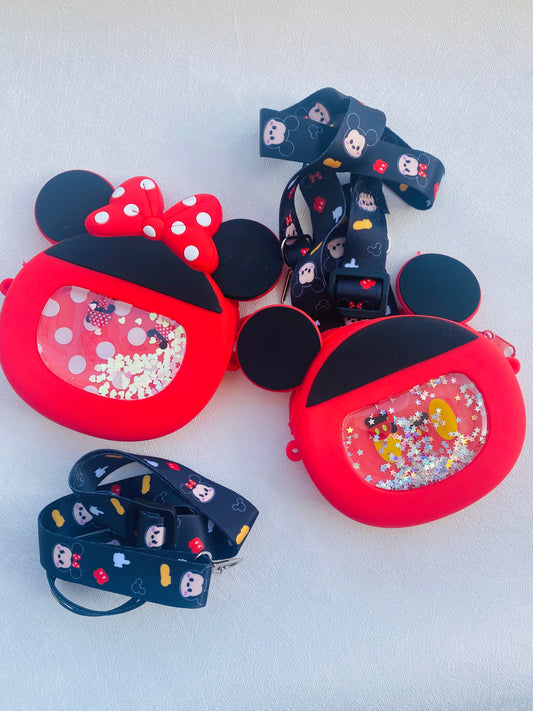 Mickey Glitter Sling Bag