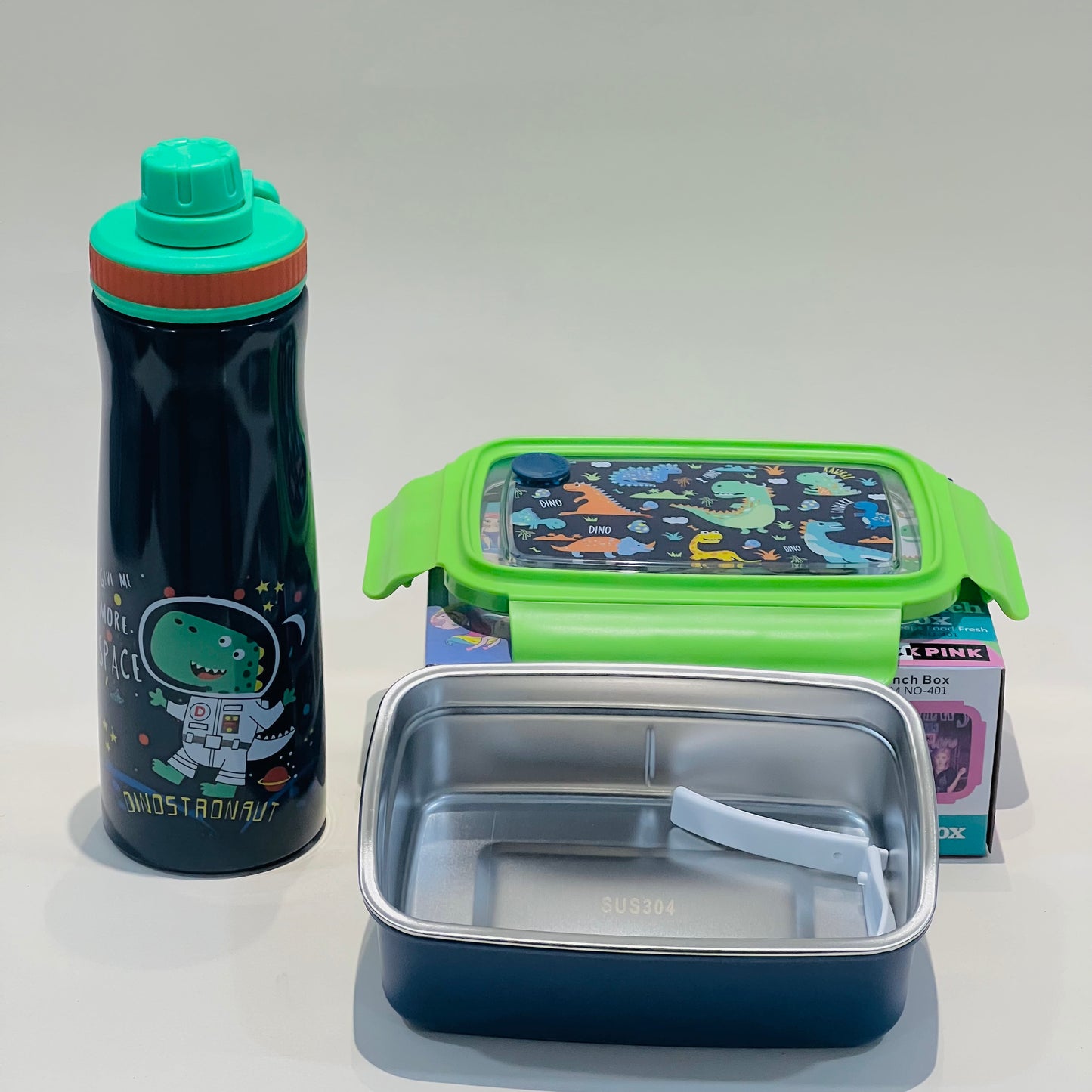 Insulated Lunchbox and Sports Sipper Set