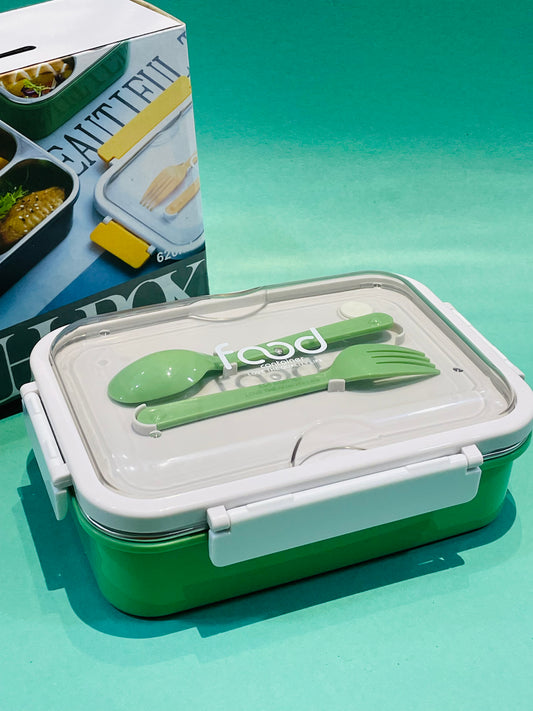 3 Partition Bento steel Lunchbox