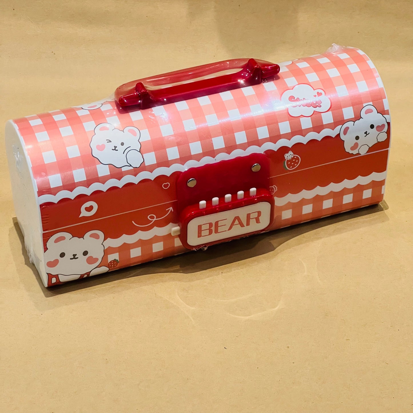 Cute Pencil case with passcodes